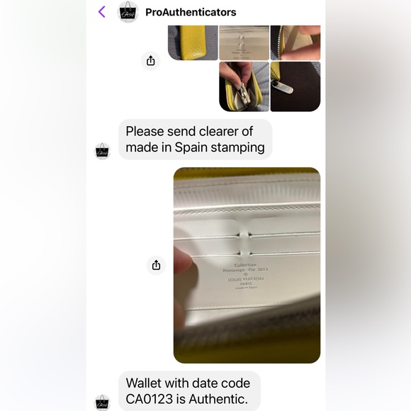 Louis Vuitton Damier Facette Patent Zippy Wallet - Picture 9 of 9